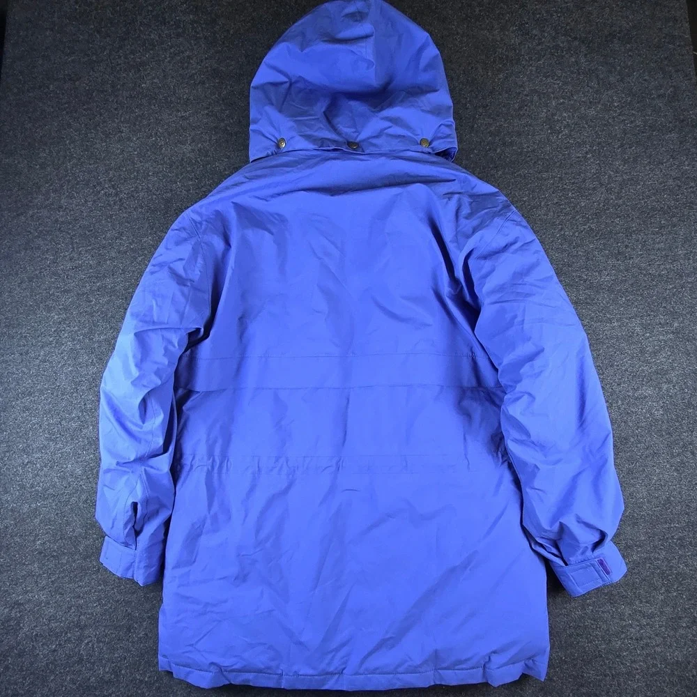 Vtg Eddie Bauer Mens Blue Ski Puffer Jacket Premium Goose Down Gore-Tex Size L